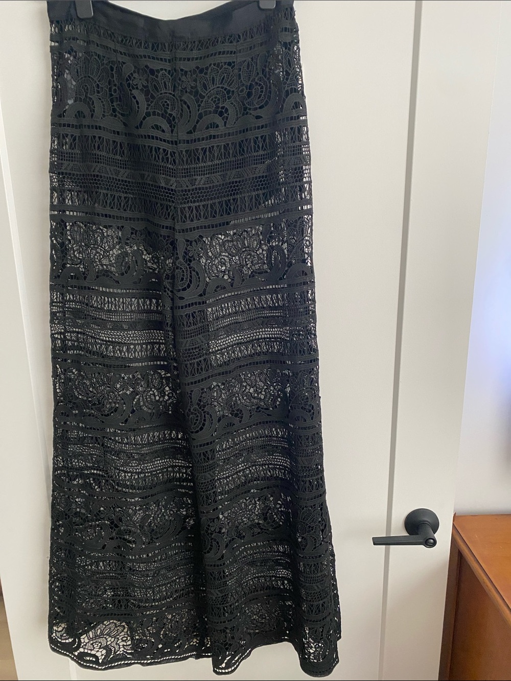 Maeve Black Crochet pants